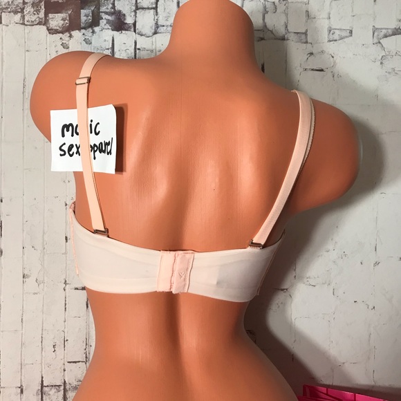 VS 34DD 34DDD MULTI-WAY STRAPLESS LINED BRA NECTAR - Picture 2 of 2